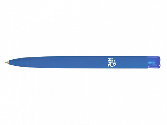 Ручка пластиковая шариковая трехгранная «Trinity K transparent Gum» soft-touch с чипом передачи информации NFC с логотипом в Санкт-Петербурге заказать по выгодной цене в кибермаркете AvroraStore