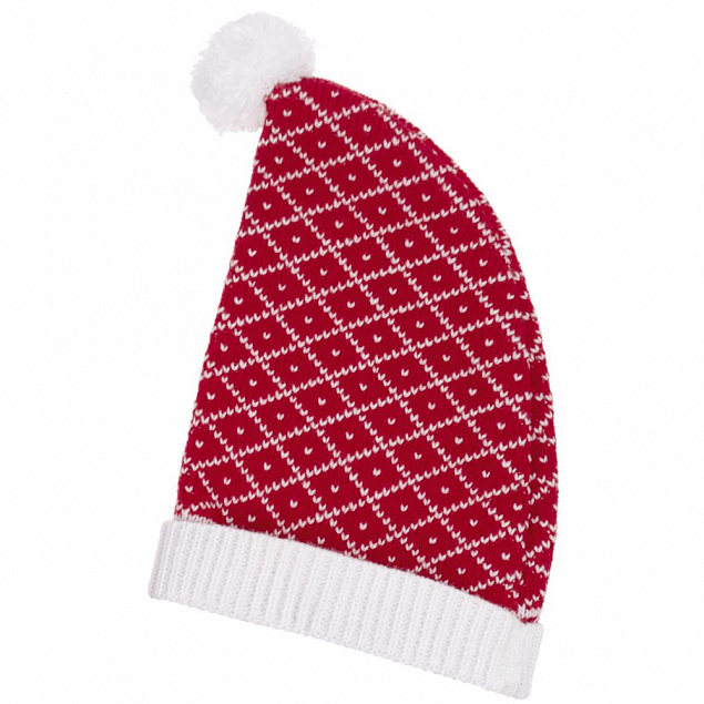 Вязаная шапочка Dress Cup, красная с логотипом в Санкт-Петербурге заказать по выгодной цене в кибермаркете AvroraStore