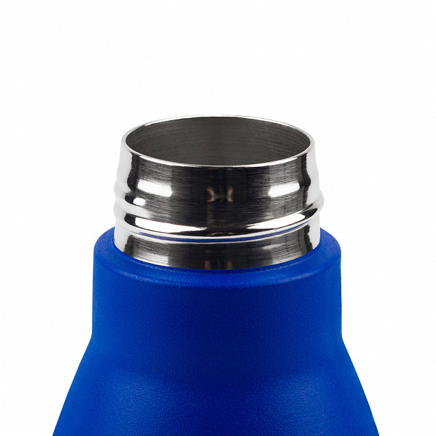 Термобутылка вакуумная герметичная, Fresco Neo, Ultramarine, 500 ml, ярко-синяя с логотипом в Санкт-Петербурге заказать по выгодной цене в кибермаркете AvroraStore