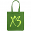 Холщовая сумка «ХЗ», ярко-зеленая с логотипом в Санкт-Петербурге заказать по выгодной цене в кибермаркете AvroraStore