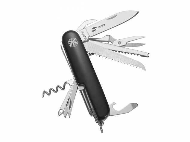Нож перочинный, 89 мм, 15 функций с логотипом в Санкт-Петербурге заказать по выгодной цене в кибермаркете AvroraStore