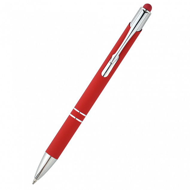 Ручка металлическая Ingrid - Красный PP с логотипом в Санкт-Петербурге заказать по выгодной цене в кибермаркете AvroraStore