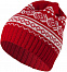Шапка Lambient, красная с белым с логотипом в Санкт-Петербурге заказать по выгодной цене в кибермаркете AvroraStore