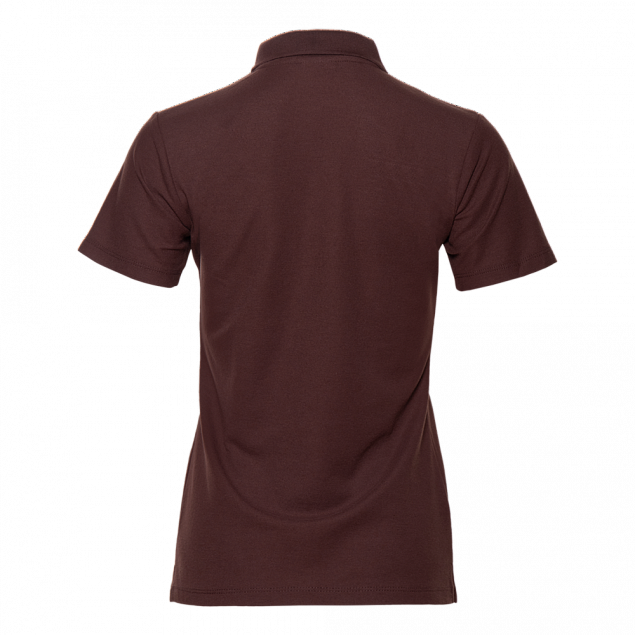 Рубашка поло Рубашка женская 04WL Тёмно-Шоколадный с логотипом в Санкт-Петербурге заказать по выгодной цене в кибермаркете AvroraStore