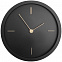 Часы настенные Bronco Thelma, черные с логотипом в Санкт-Петербурге заказать по выгодной цене в кибермаркете AvroraStore