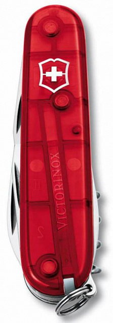 Офицерский нож Spartan 91, прозрачный красный с логотипом в Санкт-Петербурге заказать по выгодной цене в кибермаркете AvroraStore