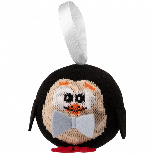 Елочный шар «Пингвин» с логотипом в Санкт-Петербурге заказать по выгодной цене в кибермаркете AvroraStore