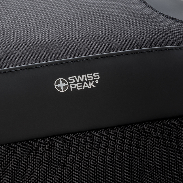 Сумка для ноутбука Swiss Peak, 15", черный с логотипом в Санкт-Петербурге заказать по выгодной цене в кибермаркете AvroraStore