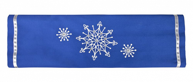 Упаковка-конфета «Снежинки», синяя с логотипом в Санкт-Петербурге заказать по выгодной цене в кибермаркете AvroraStore