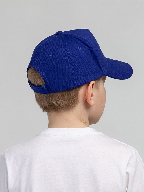 Бейсболка детская Standard Kids, синяя с логотипом в Санкт-Петербурге заказать по выгодной цене в кибермаркете AvroraStore