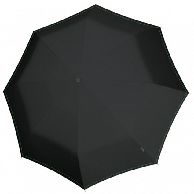 Зонт-трость U.900, черный с неоново-зеленым с логотипом в Санкт-Петербурге заказать по выгодной цене в кибермаркете AvroraStore
