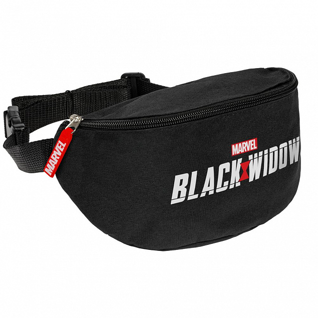 Поясная сумка Black Widow, черная с логотипом в Санкт-Петербурге заказать по выгодной цене в кибермаркете AvroraStore