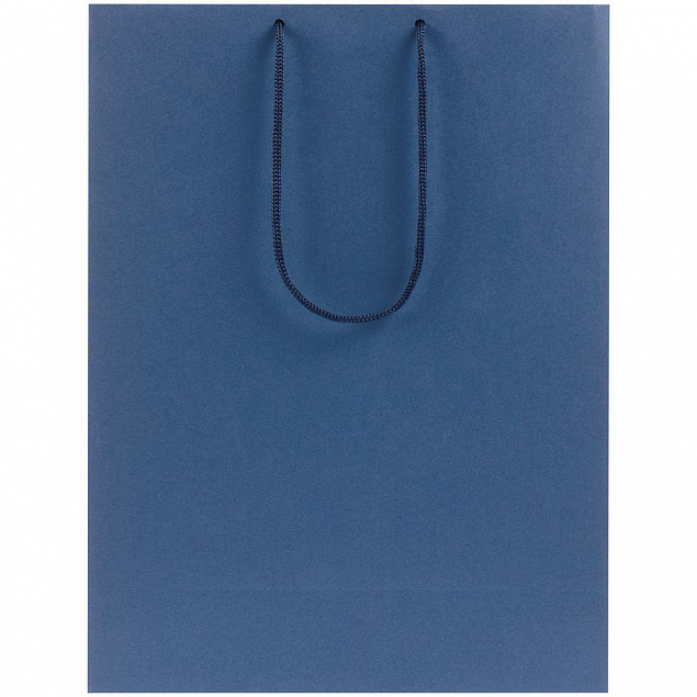 Пакет бумажный Porta XL, синий с логотипом в Санкт-Петербурге заказать по выгодной цене в кибермаркете AvroraStore
