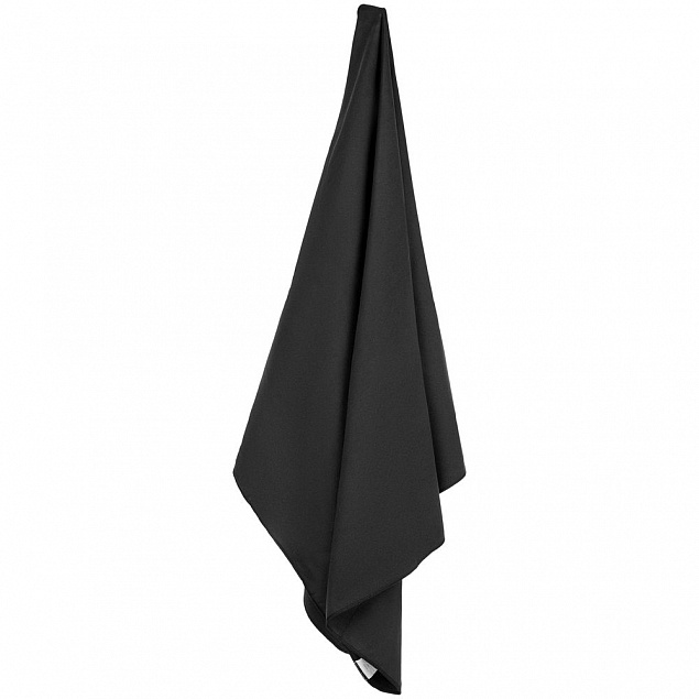Спортивное полотенце Vigo Small, черное с логотипом в Санкт-Петербурге заказать по выгодной цене в кибермаркете AvroraStore