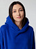 Худи флисовое унисекс Manakin, ярко-синее с логотипом в Санкт-Петербурге заказать по выгодной цене в кибермаркете AvroraStore