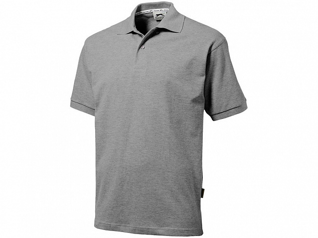 Рубашка поло Forehand мужская, серый с логотипом в Санкт-Петербурге заказать по выгодной цене в кибермаркете AvroraStore