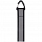 Светоотражающий брелок Flashline, серый с черным с логотипом в Санкт-Петербурге заказать по выгодной цене в кибермаркете AvroraStore