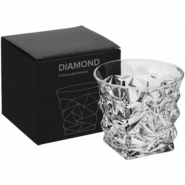 Стакан для виски Diamond с логотипом в Санкт-Петербурге заказать по выгодной цене в кибермаркете AvroraStore