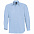 Рубашка мужская с длинным рукавом BOSTON, голубая с логотипом в Санкт-Петербурге заказать по выгодной цене в кибермаркете AvroraStore