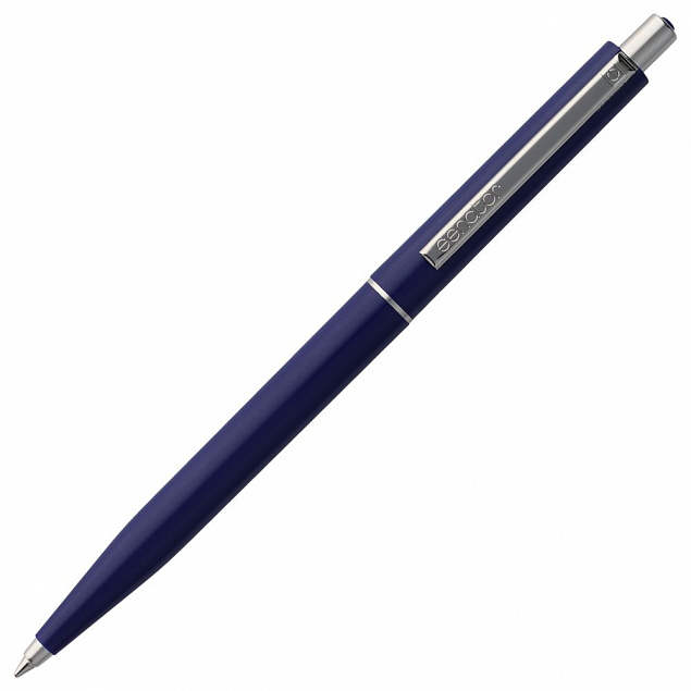 Ручка шариковая Senator Point ver.2, темно-синяя с логотипом в Санкт-Петербурге заказать по выгодной цене в кибермаркете AvroraStore