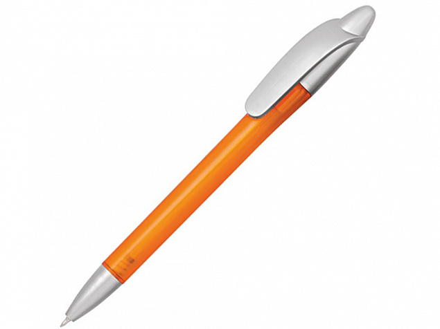 Ручка шариковая Celebrity Кейдж, оранжевый/серебристый с логотипом в Санкт-Петербурге заказать по выгодной цене в кибермаркете AvroraStore