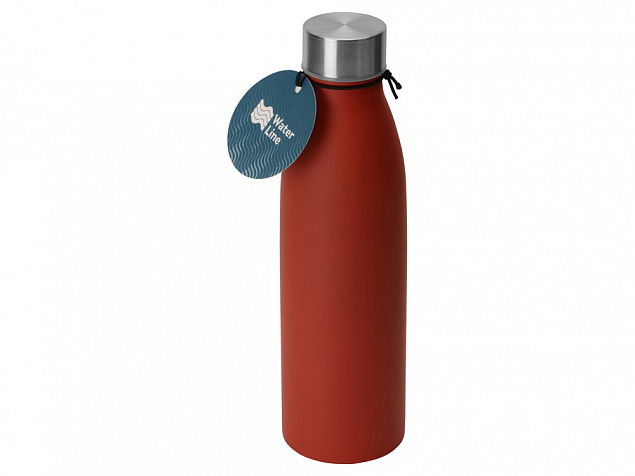 Стальная бутылка Rely, 800 мл, красный матовый с логотипом в Санкт-Петербурге заказать по выгодной цене в кибермаркете AvroraStore