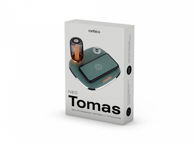 Беспроводное зарядное устройство «NEO Tomas Quick» с логотипом в Санкт-Петербурге заказать по выгодной цене в кибермаркете AvroraStore