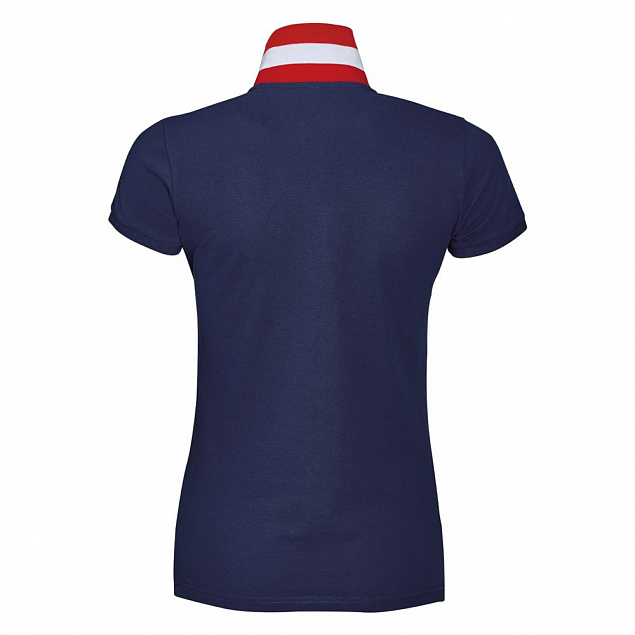 Рубашка поло Patriot Women, темно-синяя с логотипом в Санкт-Петербурге заказать по выгодной цене в кибермаркете AvroraStore