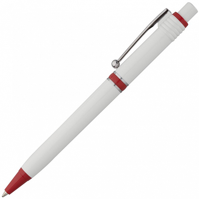 Ручка шариковая Raja, красная с логотипом в Санкт-Петербурге заказать по выгодной цене в кибермаркете AvroraStore