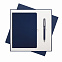 Подарочный набор Star/Consul, синий (ежедневник недат А5, ручка) с логотипом в Санкт-Петербурге заказать по выгодной цене в кибермаркете AvroraStore