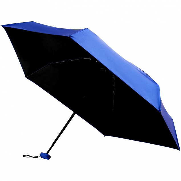 Зонт складной Color Action, в кейсе, синий с логотипом в Санкт-Петербурге заказать по выгодной цене в кибермаркете AvroraStore