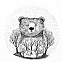 Футболка женская Bear, белая с логотипом в Санкт-Петербурге заказать по выгодной цене в кибермаркете AvroraStore