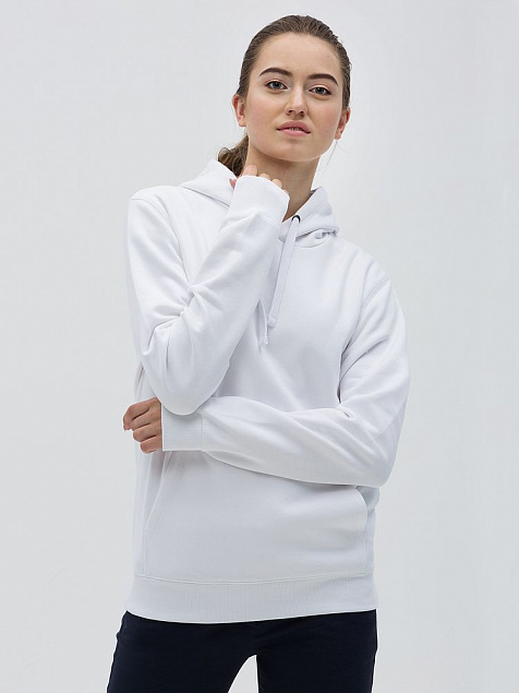 Толстовка унисекс Spencer, белая с логотипом в Санкт-Петербурге заказать по выгодной цене в кибермаркете AvroraStore