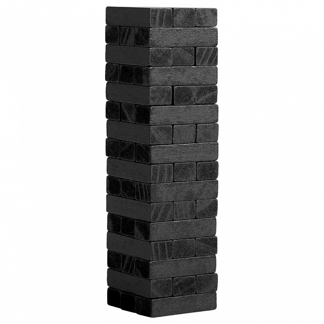 Игра «Деревянная башня мини», черная с логотипом в Санкт-Петербурге заказать по выгодной цене в кибермаркете AvroraStore