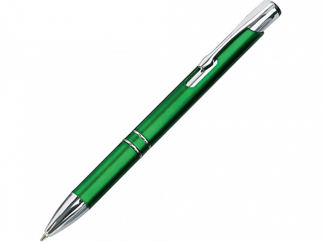Ручка шариковая Калгари зеленый металлик с логотипом в Санкт-Петербурге заказать по выгодной цене в кибермаркете AvroraStore