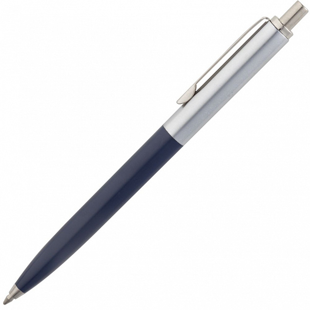 Ручка шариковая Popular, синяя с логотипом в Санкт-Петербурге заказать по выгодной цене в кибермаркете AvroraStore