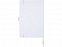 Блокнот Honua форматом A5 из переработанной бумаги с обложкой из переработанного ПЭТ, белый с логотипом в Санкт-Петербурге заказать по выгодной цене в кибермаркете AvroraStore