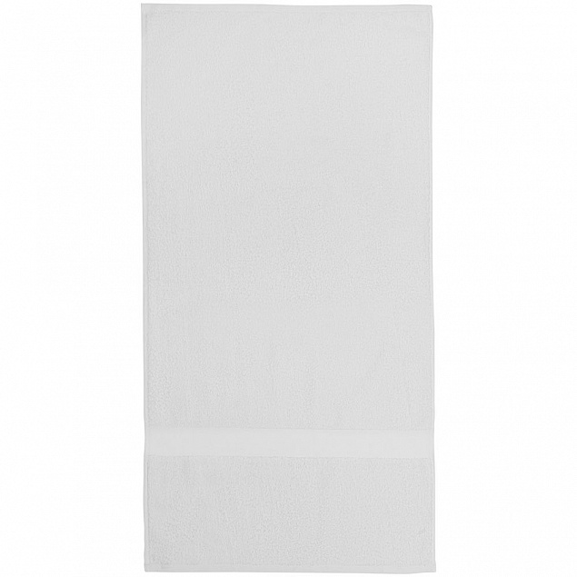 Полотенце Soft Me Light, большое, белое с логотипом в Санкт-Петербурге заказать по выгодной цене в кибермаркете AvroraStore