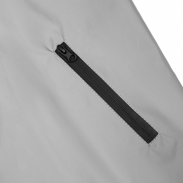 Ветровка Manifest из светоотражающей ткани, серая с логотипом в Санкт-Петербурге заказать по выгодной цене в кибермаркете AvroraStore