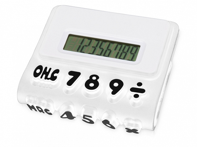 Калькулятор Splitz, белый с логотипом в Санкт-Петербурге заказать по выгодной цене в кибермаркете AvroraStore