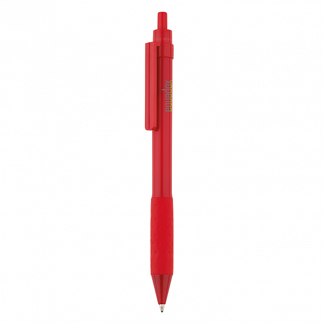 Ручка X2, красный с логотипом в Санкт-Петербурге заказать по выгодной цене в кибермаркете AvroraStore