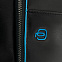 Сумка с отделением для ноутбука Piquadro Blue Square, черная с логотипом в Санкт-Петербурге заказать по выгодной цене в кибермаркете AvroraStore
