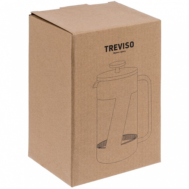 Френч-пресс Treviso с логотипом в Санкт-Петербурге заказать по выгодной цене в кибермаркете AvroraStore