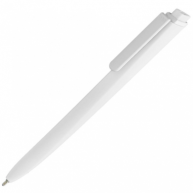 Ручка шариковая Pigra P02 Mat, белая с логотипом в Санкт-Петербурге заказать по выгодной цене в кибермаркете AvroraStore