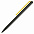 Шариковая ручка GrafeeX в чехле, черная с желтым с логотипом в Санкт-Петербурге заказать по выгодной цене в кибермаркете AvroraStore