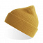 Шапка NELSON в рубчик с отворотом,100%  органический хлопок, горчичный с логотипом в Санкт-Петербурге заказать по выгодной цене в кибермаркете AvroraStore