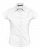 Рубашка женская с коротким рукавом EXCESS, белая с логотипом в Санкт-Петербурге заказать по выгодной цене в кибермаркете AvroraStore