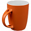 Кружка с ложкой Cheer Up ver.2, оранжевая с логотипом в Санкт-Петербурге заказать по выгодной цене в кибермаркете AvroraStore
