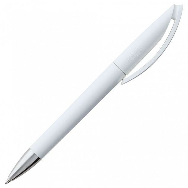 Ручка шариковая Prodir DS3.1 TPC, белая с логотипом в Санкт-Петербурге заказать по выгодной цене в кибермаркете AvroraStore