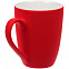 Кружка Good Morning с покрытием софт-тач, ярко-красная с логотипом в Санкт-Петербурге заказать по выгодной цене в кибермаркете AvroraStore